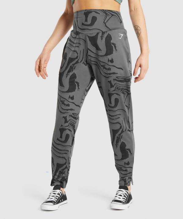 Damske Joggers Gymshark GS Power Bottoms Čierne | IA8732465